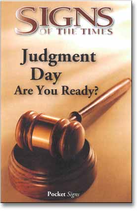 Judgment Day: Are You Ready? — Pocket <i>Signs</i> (100)